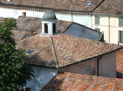 Pomponesco. Il tetto dell’antica moschea